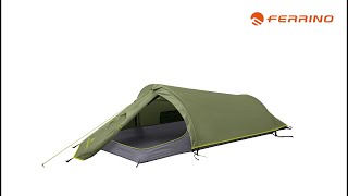 FERRINO SLING 1 Tent Assembly Instructions [upl. by Ecylla]