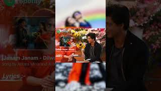 janam janam song dilwale janamjanamwhatsappstatus sarukhkhan kajol arijitsingh youtubeshorts [upl. by Teak93]