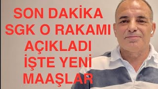 SON DAKİKA EMEKLİLER DİKKAT SGK O RAKAMI AÇIKLADI İŞTE MAAŞ HESABI [upl. by Nageem974]