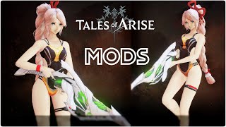 Tales of Arise Shionne Swimsuit No Jacket amp Barefoot mod [upl. by Nodnyl]