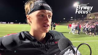 Lomira senior Jackson Goebel postgame vs Springs [upl. by Goldy572]