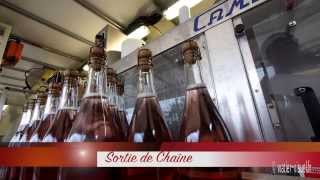 Dégorgement de crémant de Loire rosé au domaine de Gagnebert [upl. by Zielsdorf]