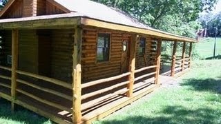 Homers Place Log Cabin Rental in the Ozark Mountains [upl. by Erehpotsirhc777]