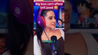 urfi javed say bigg boss cont afford me 😂 urfijaved funny [upl. by Oirottiv145]