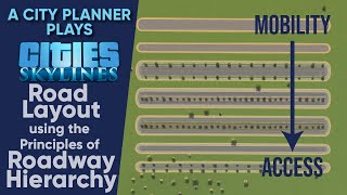 Road Layout using the Principles of Roadway Hierarchy No Mods [upl. by Keppel]