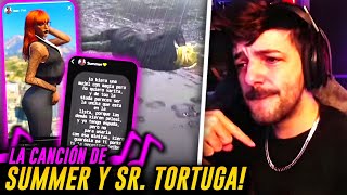 NEXXUZ REACCIONA a la CANCIÓN de SUMMER y SR TORTUGA 😈 [upl. by Ayit]