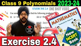 Polynomials  Class 9 Maths chapter 2  Ex 24 Q1 to Q16  New NCERT Book  Class 9 Maths  202324 [upl. by Atwahs]