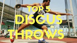 TOP 5  Longest Discus Throws Of All Time  Discus World Records [upl. by Eohce]