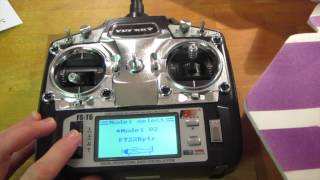 FlySky FST6 Firmware v 22 Elevon Mixing [upl. by Irena]