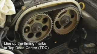 Astra Turbo z20let Timing Belt Install  Part 1 of 2 [upl. by Anitsyrhk]