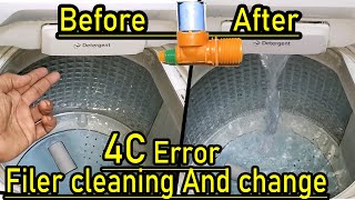 4C Error code Samsung washer water not fill  Samsung washing machine water inlet valve  Feed Valve [upl. by Nimesh]