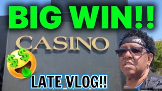 BIG WIN AT THE CASINO IN DELAWARE SHORT VLOG [upl. by Silbahc294]