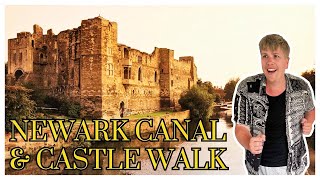 NEWARK CANAL amp CASTLE WALK 4K [upl. by Alaunnoif]