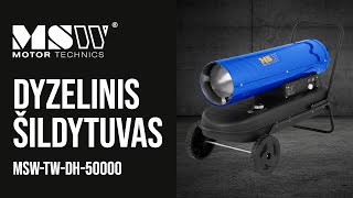 Dyzelinis šildytuvas MSW Motor Technics MSWTWDH50000  Produkto pristatymas 10060852 [upl. by Reggy]