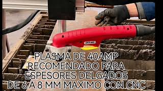 CIMEX SOLDADURA PRESENTA CNC PORTATIL 220VOLTS CORTE CON PLASMA BLACKWELD MTCUT40E 40AMP 220 VOLTS [upl. by Matthaeus]