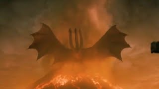 King Ghidorah Alpha Roar wakes other Titans [upl. by Munro]