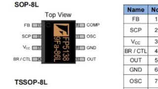 fp5138 ic circuit diagram FP5138BBOOST CONVERT CONTROL IC [upl. by Rexer]