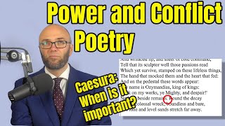 Understanding Poetry Caesura Power amp Conflict Analysis [upl. by Etnomed]