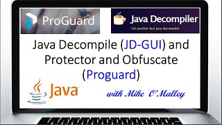 Java  Decompile JDGUI and Obfuscate Proguard Exploration [upl. by Ahsahs]