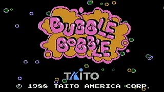 Bubble Bobble  NES Gameplay [upl. by Anelahs834]