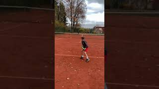 Niklas Kochta 9  Last days outside tennis Training tenniskid tennischampion tennislove [upl. by Caras702]