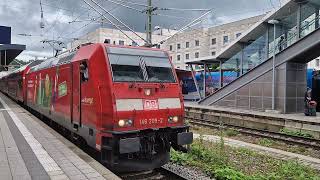 Abfahrt des Regionalexpress 4213 am 30052024 in Ulm Hbf [upl. by Nnyleimaj24]