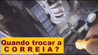 Como saber se precisa trocar a correia do alternador  ar condicionado [upl. by Gayn554]