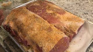 HOW TO MAKE PORK LOIN ROAST IN THE OVEN [upl. by Yevi391]