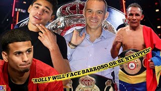 UPDATE “WELP” NO RYAN GARCIA VS ROLANDO ROLLY ROMERO FIGHT AS “WBA WILL ORDER BARROSO NEXT OPPONENT [upl. by Jaal]