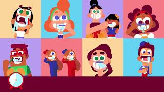 The Tooth Brushing Song  2minute tooth brushing song for kids [upl. by Mychal880]