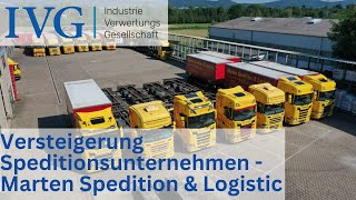 Versteigerung Marten Spedition amp Logistic I IVG [upl. by Anahsahs]