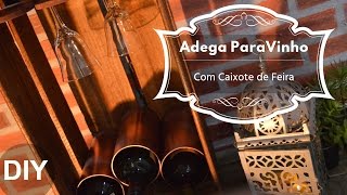 Caixote de Feira  Adega  Como Envelhecer Madeira Com Café [upl. by Anazraf]