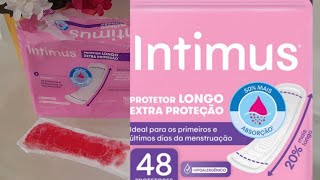 Absorvente intimus novo com 48 unidades [upl. by Michael]