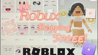 Going on a 1k robux shopping spree [upl. by Durrace]