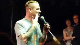 Corey Taylor  Intro speech very comical and QampA  live  KOKO Camden London 8516 [upl. by Dnomayd744]