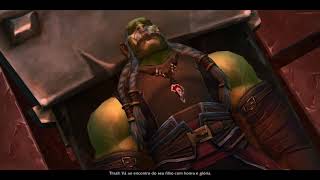 Cutscene O funeral de Varok Saurfang World of Warcraft BFA Patch 825 PTBR [upl. by Areik]