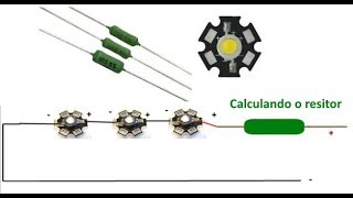 Calculando resistor para sua luminária [upl. by Hoi]