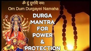 DURGA MANTRA  VERY POWERFUL AGAINST NEGATIVE FORCES [upl. by Eirod]