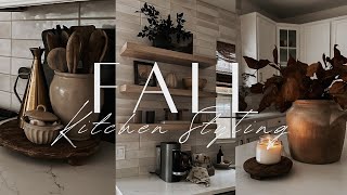 Fall 2024 Kitchen Decorate With Me  Styling Ideas [upl. by Lutero]