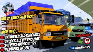 Update Heavy Truck Simulator MOD APK Terbaru 2024 [upl. by Ihcehcu]