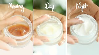 HOW TO MAKE EYE CREAM NATURALLY  DIYs For Morning Day amp Night [upl. by Anawt664]