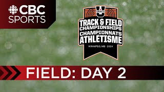 U SPORTS Track amp Field National Championships Field l DAY 2  CBC Sports [upl. by Atlas]