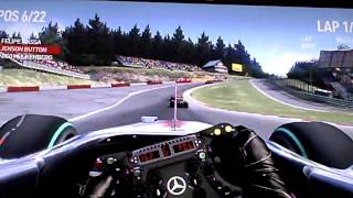 Polygamiapl  F1 2010 gameplay [upl. by Rabassa]