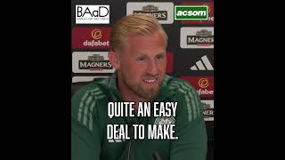 🎙️KASPER SCHMEICHEL on how his move to Celtic materialised celtic celticfc [upl. by Indys]