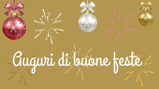 Auguri di buone feste [upl. by Sheffield]