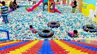 Bermain prosotan mandi bola mini bombom car trampolin di Kiddy playland Pekalongan plaza [upl. by Martinelli261]