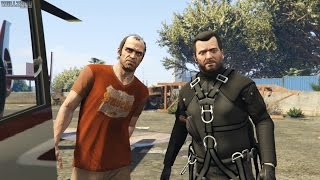 GTA 5 PS4  Mission 21  Threes Company Gold Medal [upl. by Harifaz]