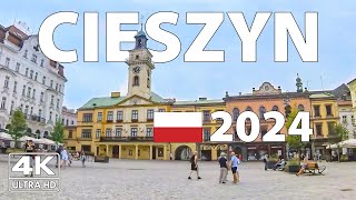 Cieszyn Poland Walking Tour ⛅️ 4K Ultra HD – With Captions [upl. by Shel]