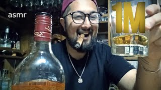 ASMR Celebrando 1 Millón con Cigarro Puro de Vainilla amp Whisky  Soft Spoken [upl. by Lepper]