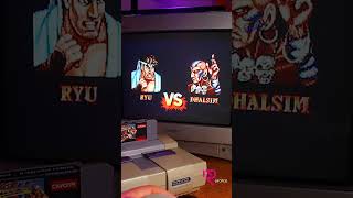 Ryu vs Dhalsim  Street Fighter II TURBO  SNES shorts [upl. by Ahsiener85]